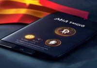 A photorealistic image of a digital wallet interface showing a conversion from Meter Governance (MTRG) to Swedish Krona (SEK), with a sleek modern design, glowing cryptocurrency symbols, and a Swedish