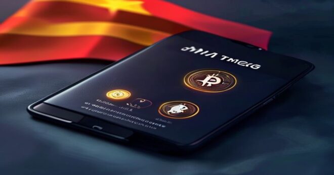 A photorealistic image of a digital wallet interface showing a conversion from Meter Governance (MTRG) to Swedish Krona (SEK), with a sleek modern design, glowing cryptocurrency symbols, and a Swedish