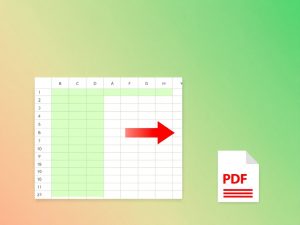 Excel para PDF: converter planilhas em PDF gratuitamente
